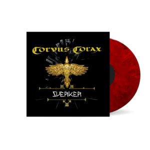 Corvus Corax – Sverker – Luxurious Tip On Sleeve Heavy Cardboard Marbled Red & Black Gatefold Vinyl edition (Limited to 250 copies)