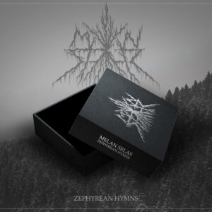 Melan Selas – Zephyrean Hymns – Luxurious Box embossed in silver (Limited to 100 copies)