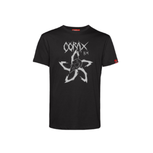 Corax B.M. – T-shirt with Silver artwork