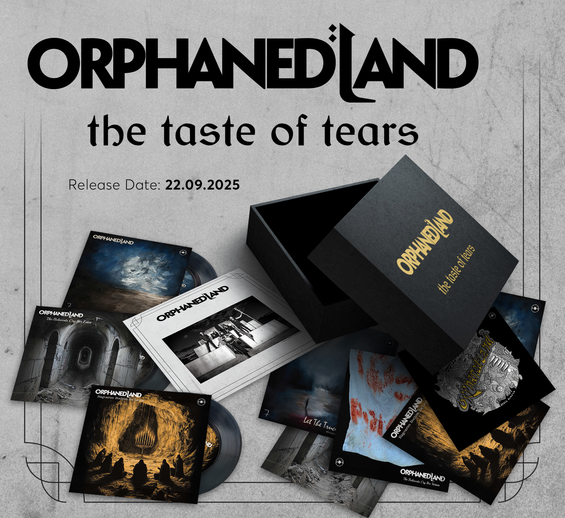 Orphaned Land – The Taste of Tears – Luxurious Box – Out now!